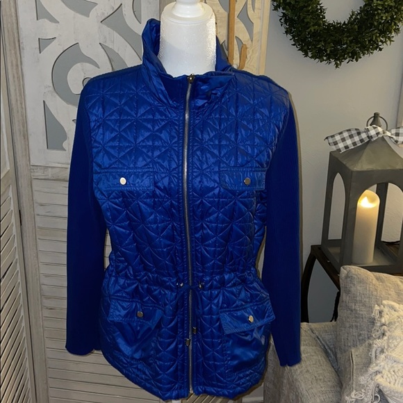 Chico’s sweater and nylon jacket - Picture 1 of 6